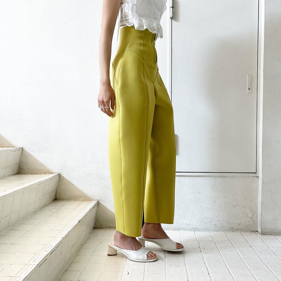 FUMIKA UCHIDA/フミカウチダ】URETHANE HIGH-WAIST PANTS T-SW002の