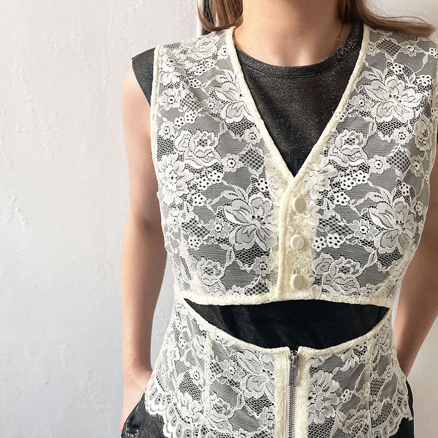 期間限定30％OFF! KANAKO KS2401031の通販 VEST SAKAI/カナコサカイ】LACE トップス