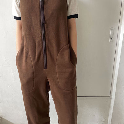 【BOWTE/バウト】<br>COTTON LOOP WHEEL ZIP ALL IN ONE <br>241-02-0002