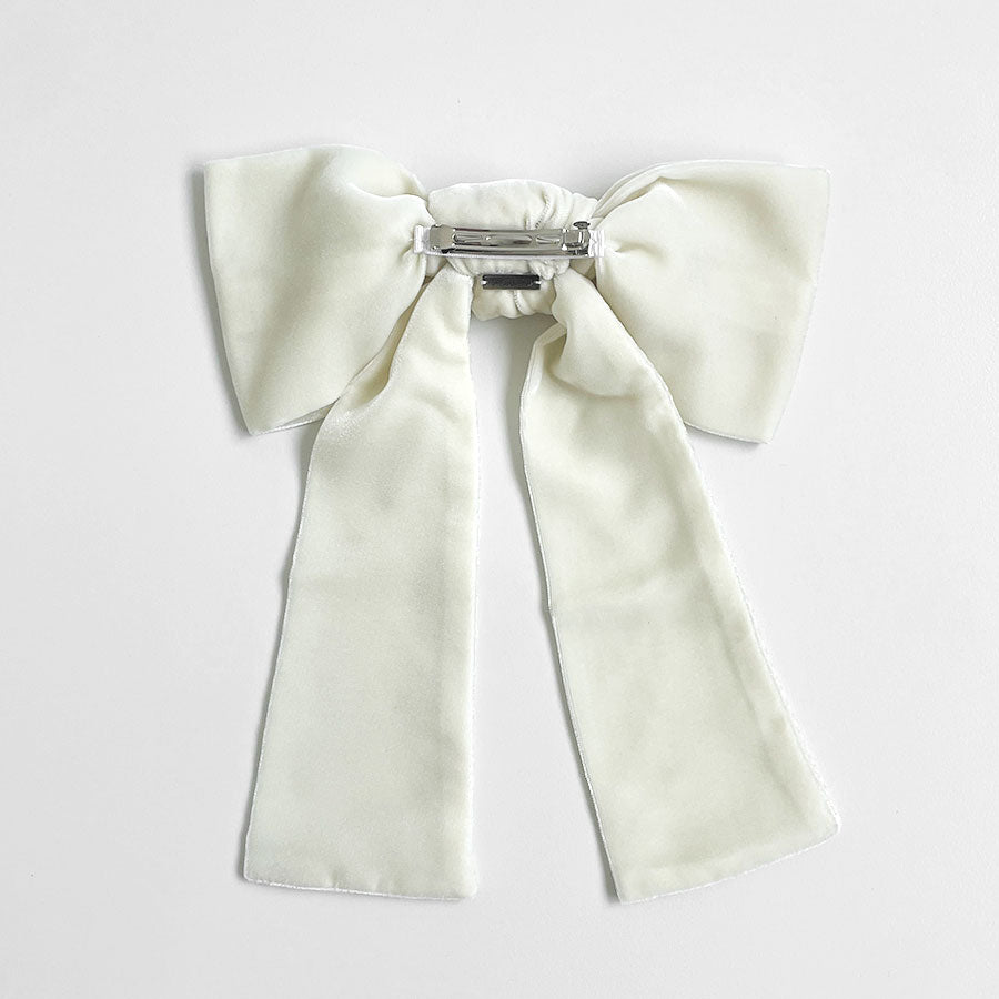 【FETICO/フェティコ】 <br>VELVET BOW HAIR CLIP <br>FTC244-2004