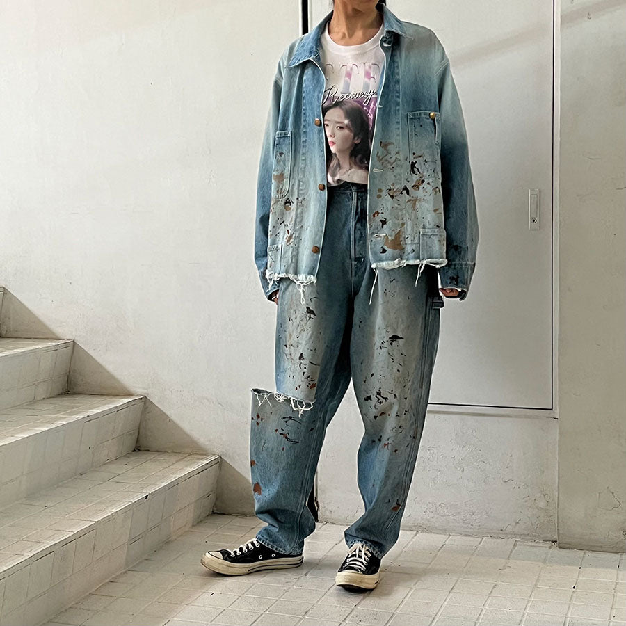 ジャケット・アウター doublet Denim Jacket doublet CUT OFF DENIM jacket