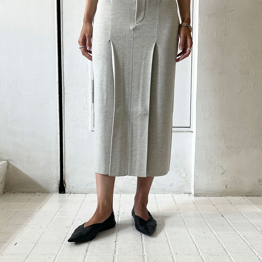名作 JUN MIKAMI/ジュンミカミ】ニットスカート 24AW-13-Nの通販 スカート