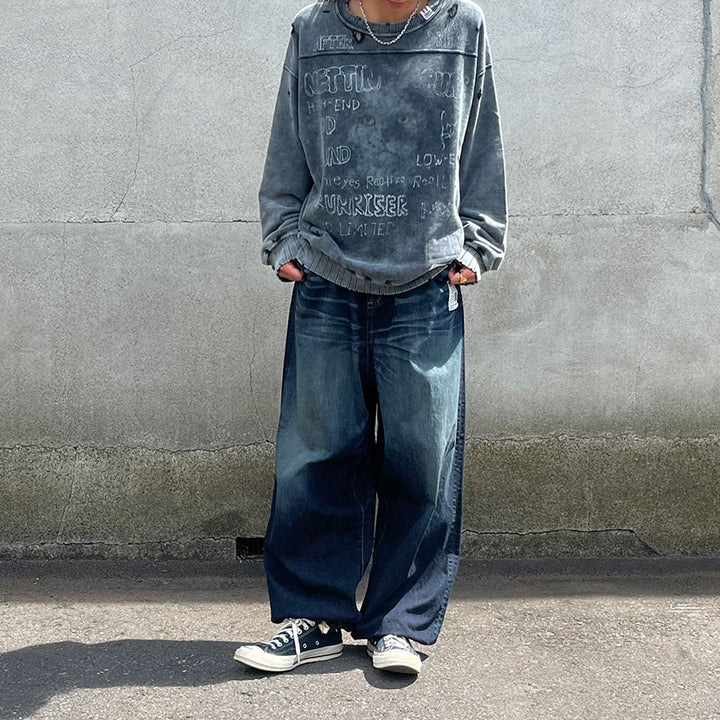Maison MIHARA YASUHIRO/メゾン ミハラヤスヒロ】LIGHT WIDE JEANS J13PT123の通販 「ONENESS  ONLINE STORE」