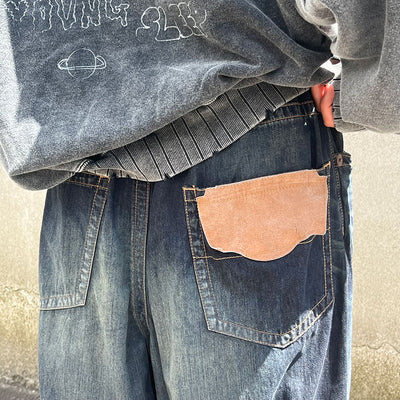 【Maison MIHARA YASUHIRO】<br>LIGHT WIDE JEANS <br>J13PT123
