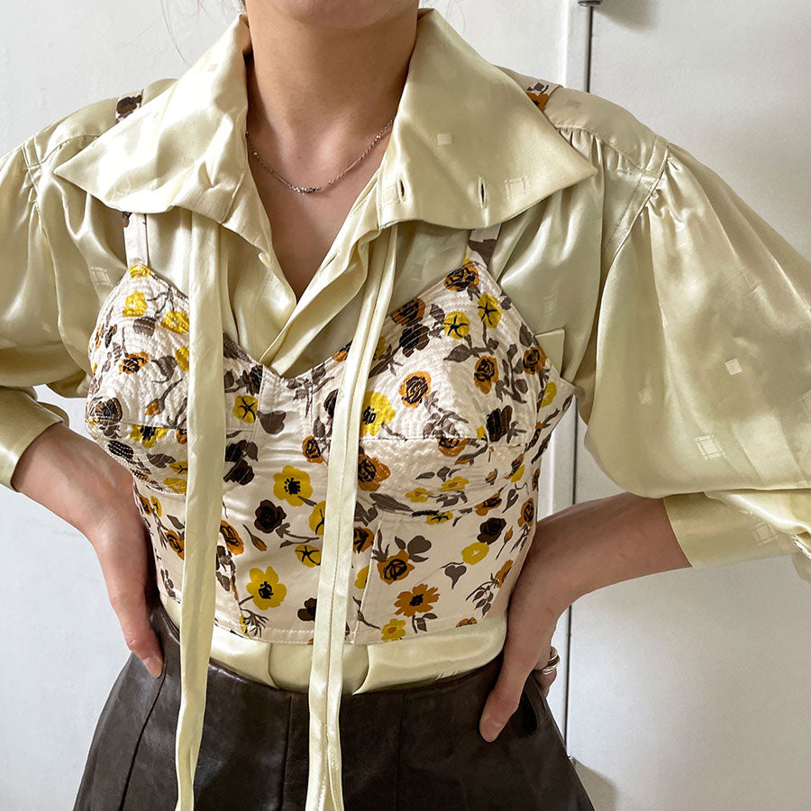 FUMIKA UCHIDA/フミカウチダ】FLOWER PRINTED BUSTIER U-FD002の通販 「ONENESS ONLINE  STORE」