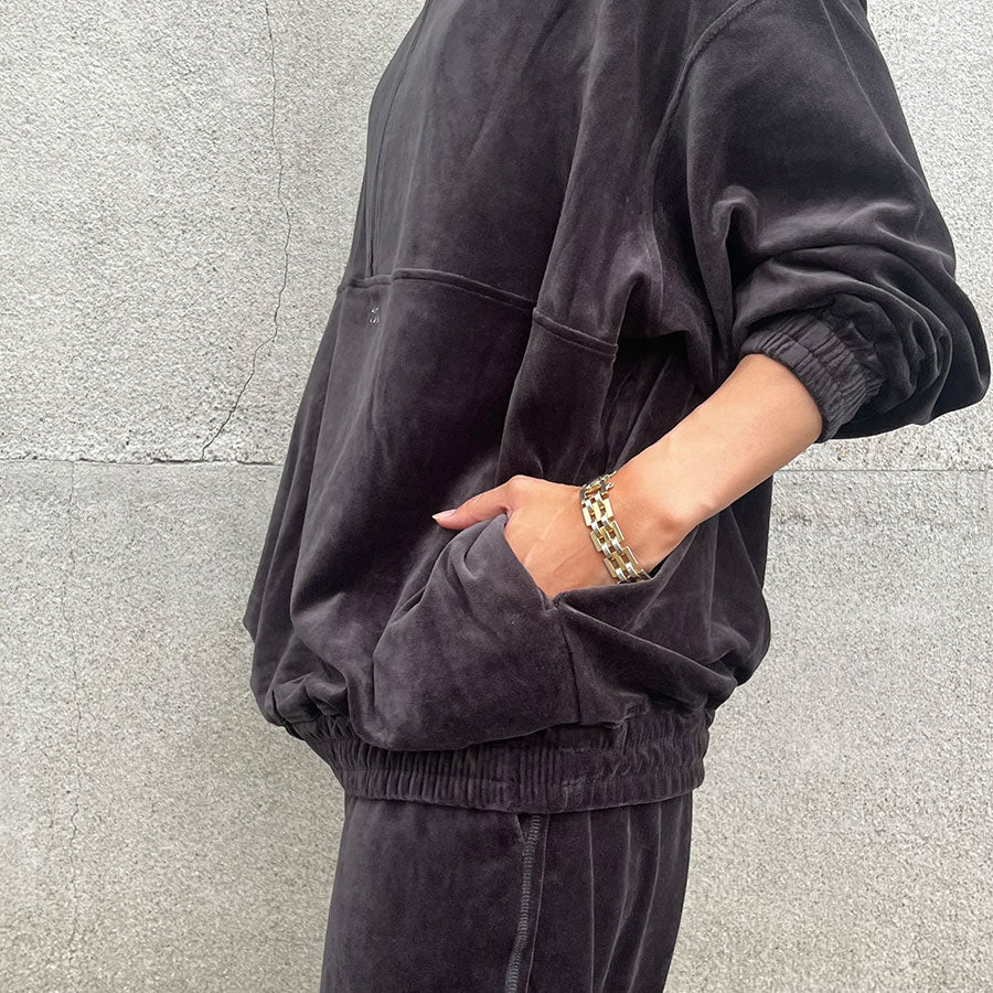 FreshService VELOUR JERSEY PULLOVER