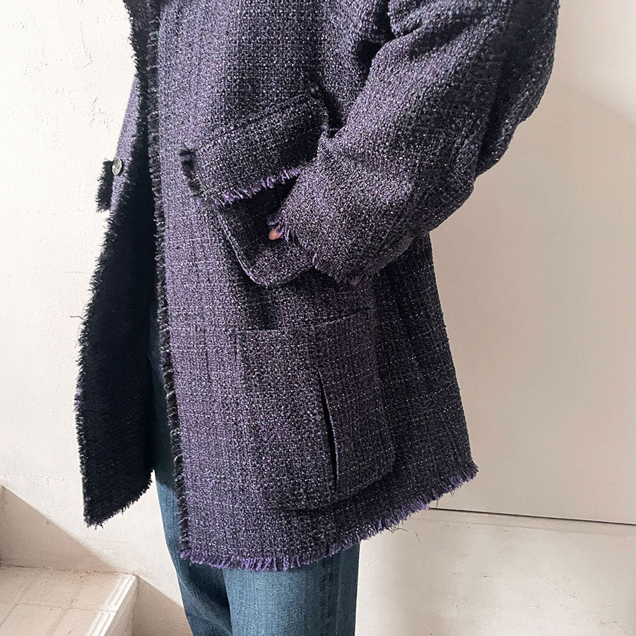 【GREED/グリード】<br>Classic Tweed Jacket <br>6079500006