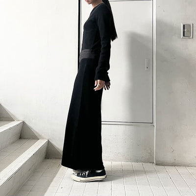 SALE 50%OFF ! <br/>【INSCRIRE/アンスクリア】<br>Under Long Skirt <br>I24AW-CUT6