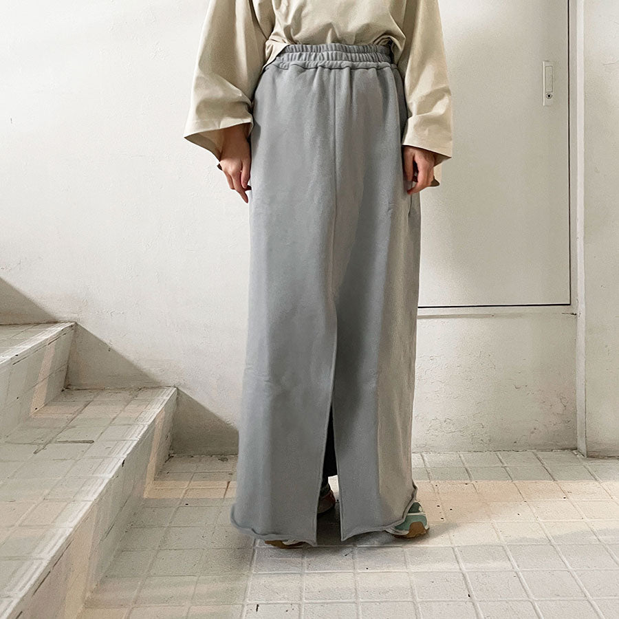 SALE 50%OFF ! <br/>【COGTHEBIGSMOKE/コグ ザ ビックスモーク】<br>KATHLEEN FRONT SLIT SKIRT <br>11601-181-1112-1