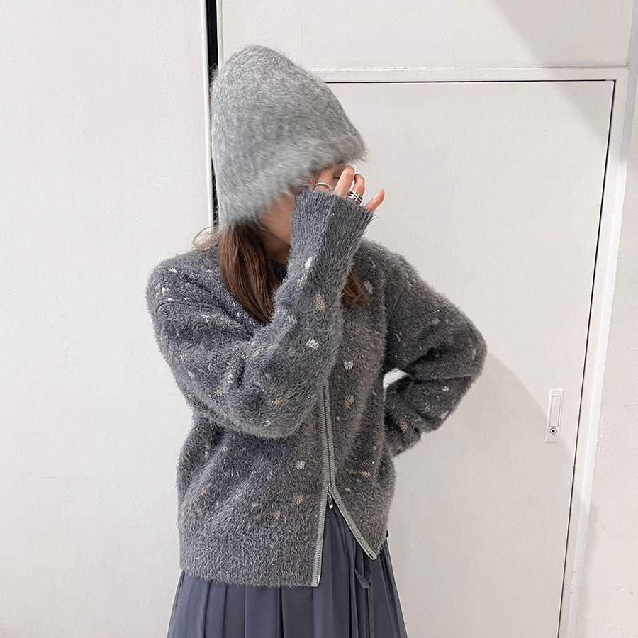商品画像：AMOMENTO/アモーメント】ALPACA BUCKET HAT AM24FWM02ACの通販 4