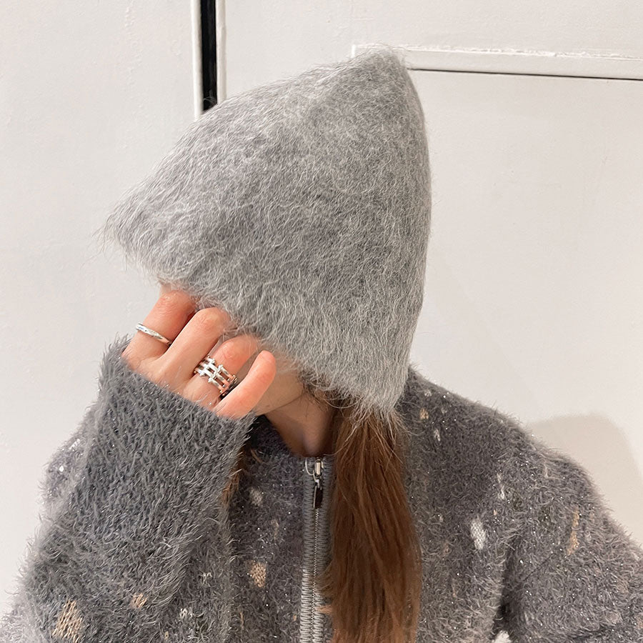 SALE 50%OFF ! <br/>【AMOMENTO/アモーメント】<br>ALPACA BUCKET HAT <br>AM24FWM02AC
