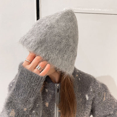 SALE 50%OFF ! <br/>【AMOMENTO/アモーメント】<br>ALPACA BUCKET HAT <br>AM24FWM02AC