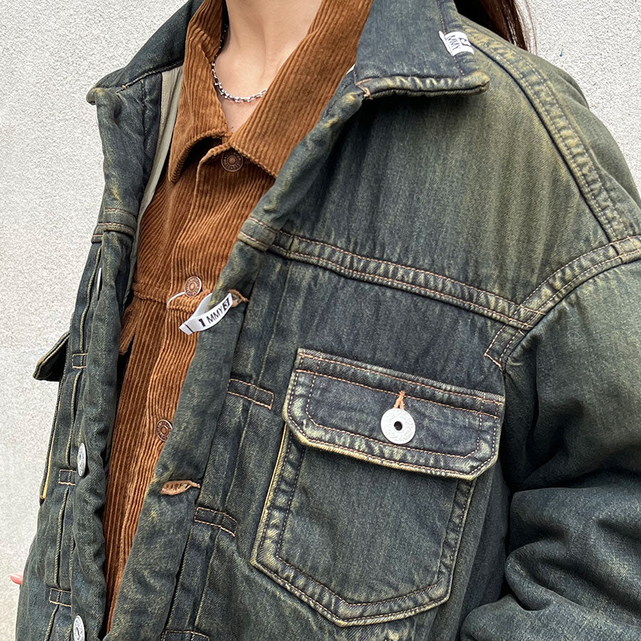 Maison MIHARA YASUHIRO/メゾン ミハラヤスヒロ】PUFFER DENIM JACKET A13BL026の通販 「ONENESS  ONLINE STORE」