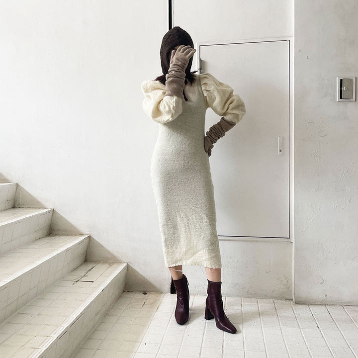 人気スポー新作 FUMIKA UCHIDA/フミカウチダ】GAUZE U-OP002の DRESS MIDI PLAID ワンピース