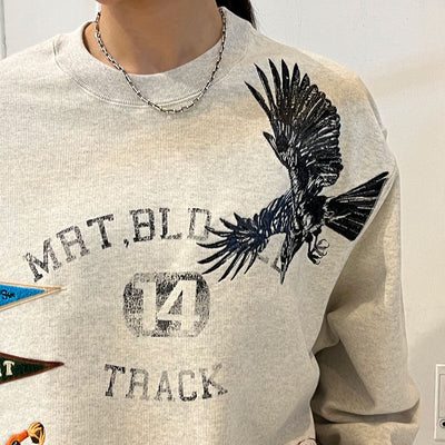 【KHOKI/コッキ】<br>Multi embodied-design sweatshirt <br>25ss-t-01