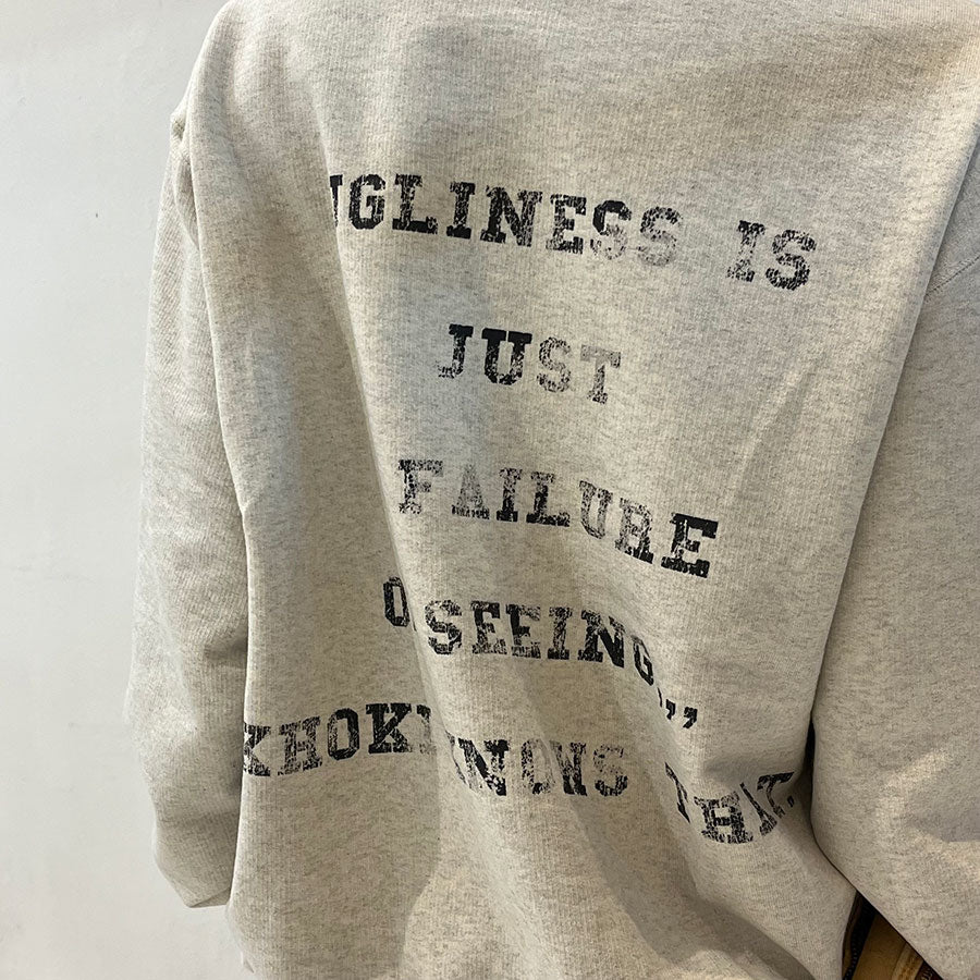 【KHOKI/コッキ】<br>Multi embodied-design sweatshirt <br>25ss-t-01