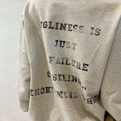 【KHOKI/コッキ】<br>Multi embodied-design sweatshirt <br>25ss-t-01