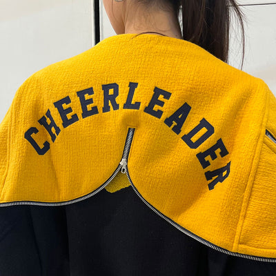 【doublet/ダブレット】<br>PETAL MOUTH HOOD VARSITY JACKET <br/>25SS10BL209