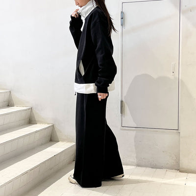 【REVERBERATE/リバーバレイト】<br>STAND COLLER HALF ZIPP SWEAT <br>REV-25SS-RB27