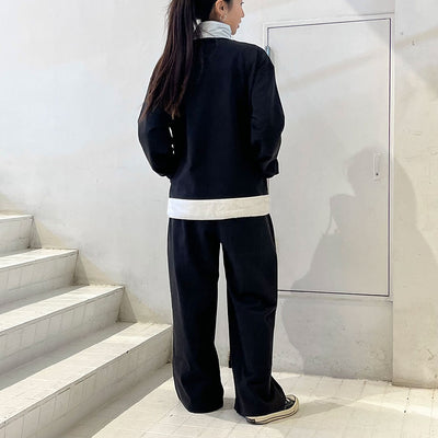 【REVERBERATE/リバーバレイト】<br>STAND COLLER HALF ZIPP SWEAT <br>REV-25SS-RB27