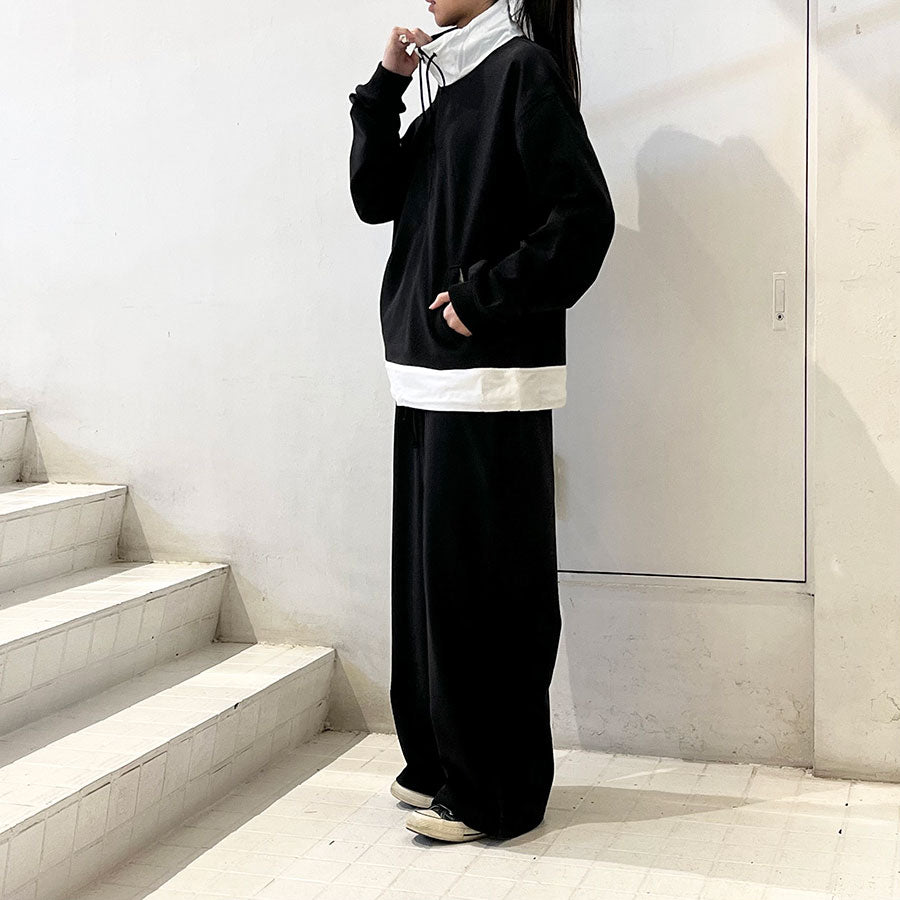 【REVERBERATE/リバーバレイト】<br>STAND COLLER HALF ZIPP SWEAT <br>REV-25SS-RB27