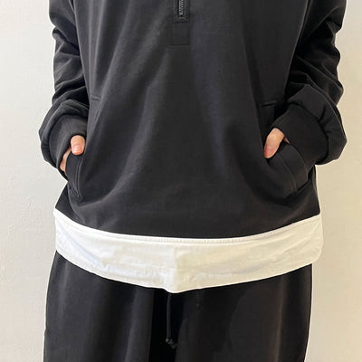 【REVERBERATE/リバーバレイト】<br>STAND COLLER HALF ZIPP SWEAT <br>REV-25SS-RB27