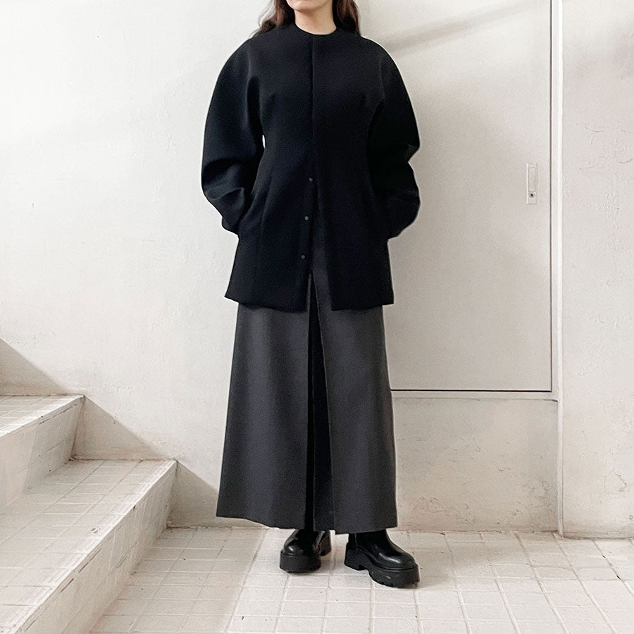 AURALEE（オーラリー）の「WOOL KID MOHAIR KERSEY SLIT SKIRT