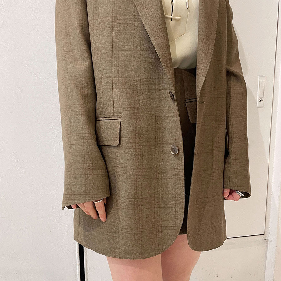 【AURALEE/オーラリー】<br>BLUEFACED WOOL JACKET <br>A25SJ04BA