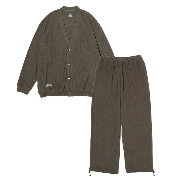 新品 25AW FreshService UTILITY PILE CARDIGAN SET-UP カーディガン パンツ セットアップ 【サイズ：M】 カーキ FSR253-60211 フレッシュサービス メンズ 5Q2/C07232/LAR21/ FreshService/フレッシュサービス】UTILITY PILE CARDIGAN SET-UP