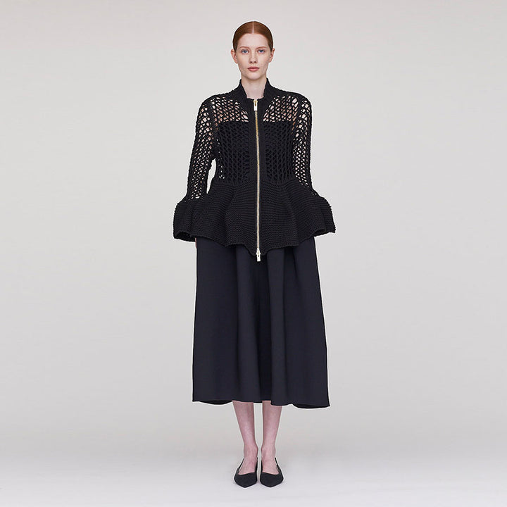 CFCL/シーエフシーエル】POTTERY LOW GAUGE ZIP CARDIGAN