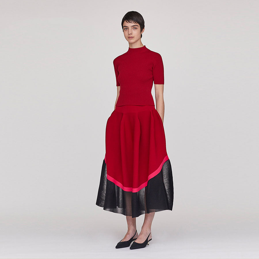 CFCL/シーエフシーエル】PORTRAIT SHORT SLEEVE TOP CF010KN018JP00の