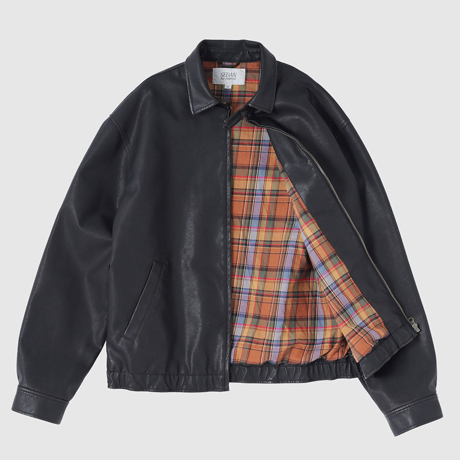 【SEDAN ALL-PURPOSE/セダンオールパーパス】<br>Synthetic Leather Jacket <br>SD25F-JK03
