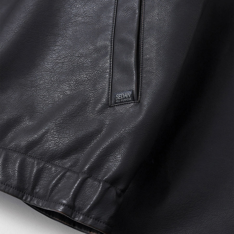 【SEDAN ALL-PURPOSE/セダンオールパーパス】<br>Synthetic Leather Jacket <br>SD25F-JK03