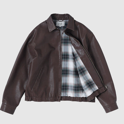 【SEDAN ALL-PURPOSE/セダンオールパーパス】<br>Synthetic Leather Jacket <br>SD25F-JK03