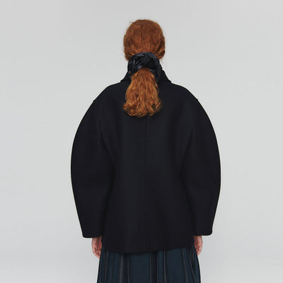 【AMOMENTO/アモーメント】<br>LEATHER SCRUNCHIE <br>AM24FWW02AC