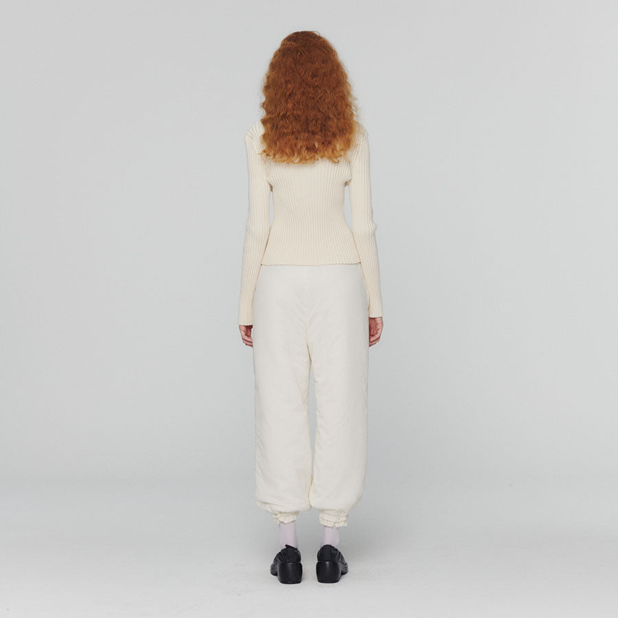 AMOMENTO/アモーメント】FRILL PADDED PANTS AM24FWW04PTの通販