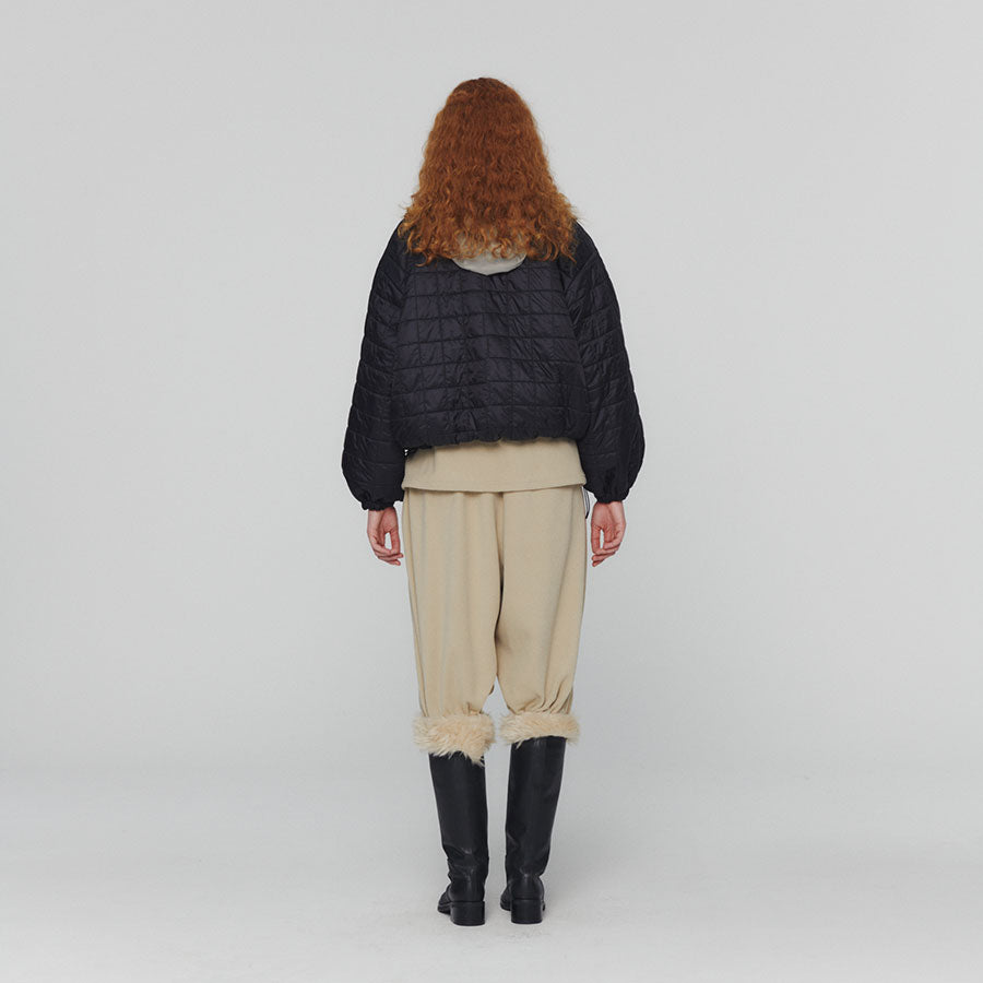 【AMOMENTO/アモーメント】<br>QUILTED REVERSIBLE PADDED JUMPER <br>AM24FWW06JP