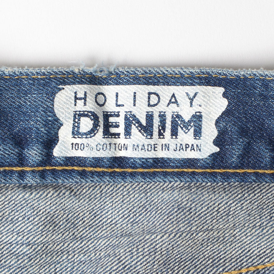 【HOLIDAY/ホリデイ】<br>DAMAGE DENIM MINI SKIRT <br>24202003