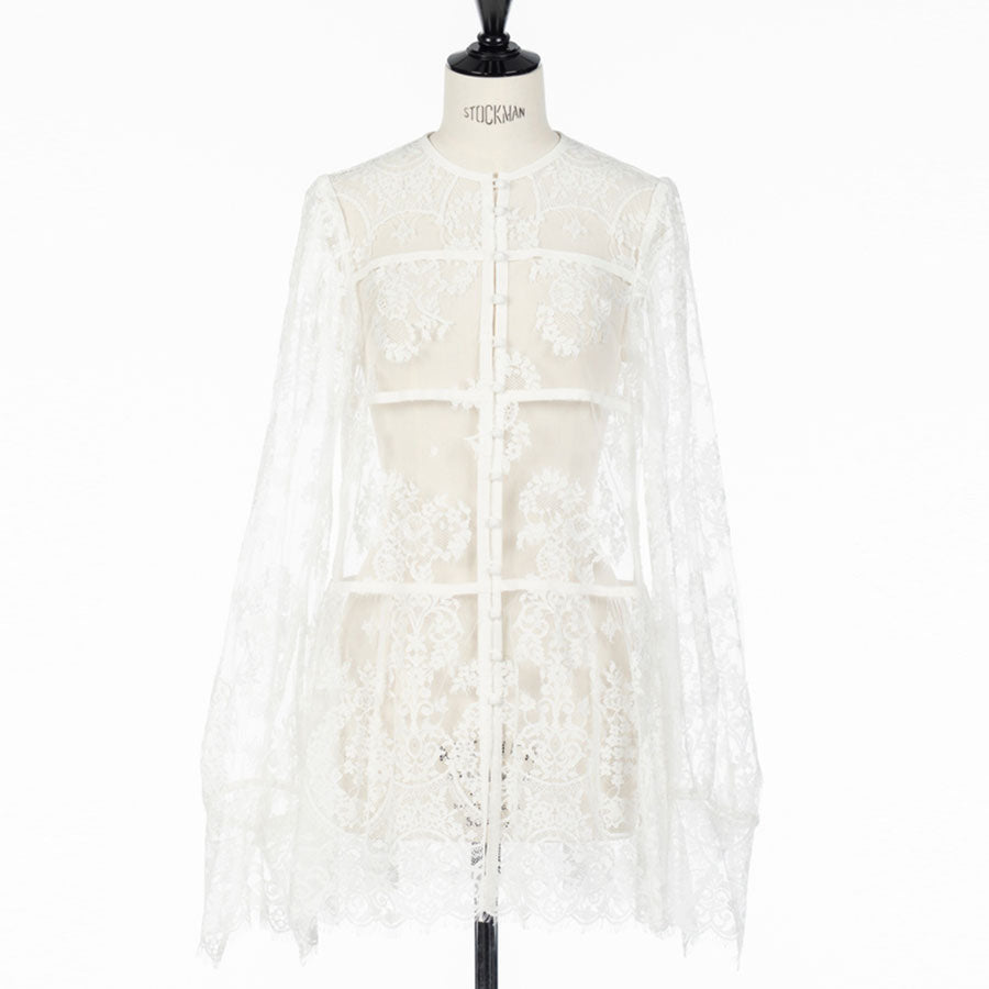 FETICO/フェティコ】LACE GATHERED BLOUSE FTC262-0107の通販