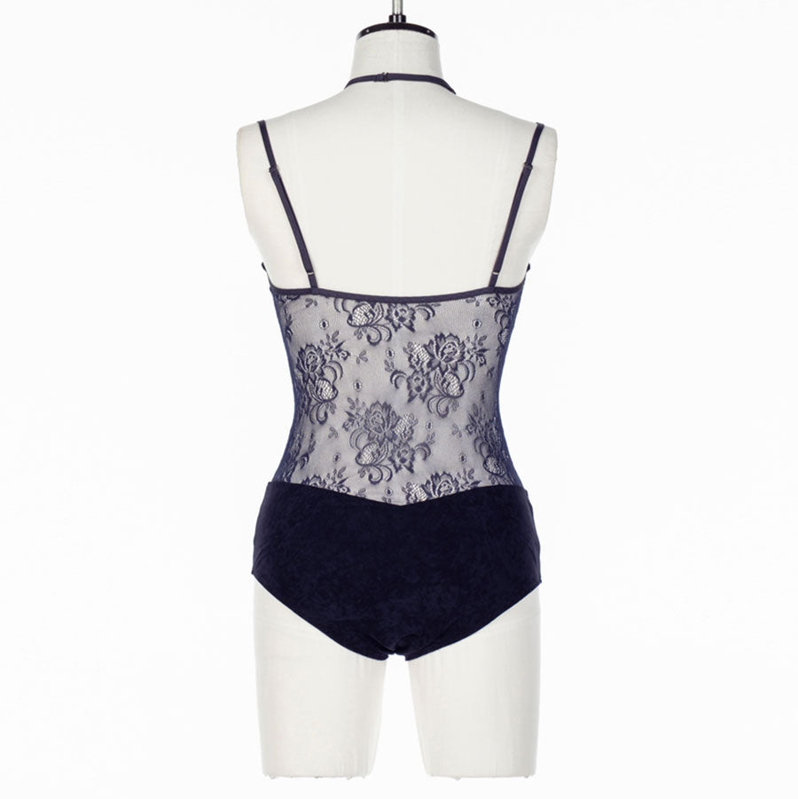 FETICO/フェティコ】SHEER PANELED VELOUR BODYSUIT FTC262-0404の通販