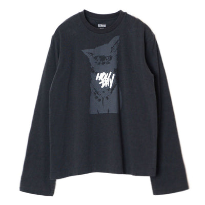 【HOLIDAY/ホリデイ】<br>SUPER FINE L/S T-SHIRT (NEKO) <br>25101009