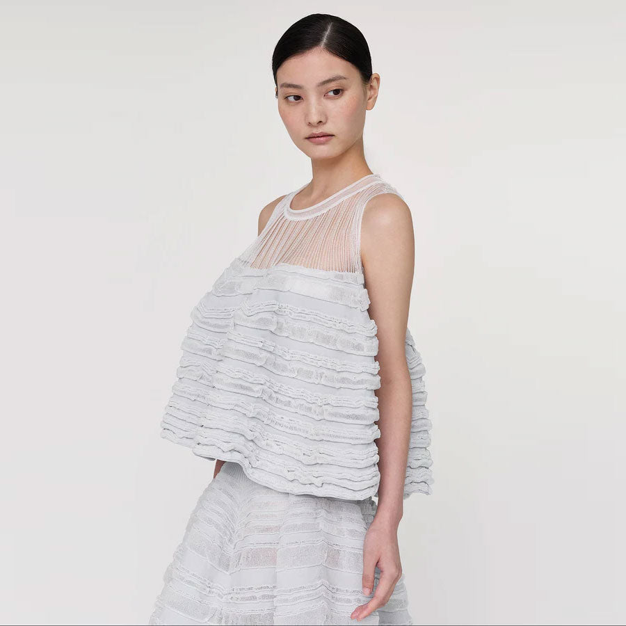CFCL/シーエフシーエル】POTTERY SWELL LUCENT GLITTER SLEEVELESS
