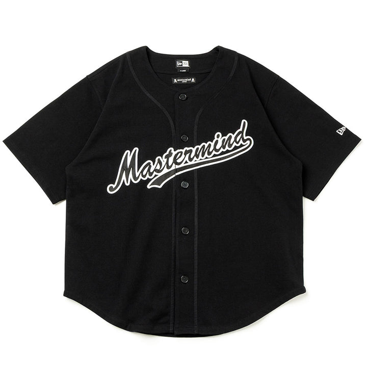 mastermind JAPAN×NEW ERA】HW CT BB SHIRT MMJSCRIPT BLK WHT MJ26C16