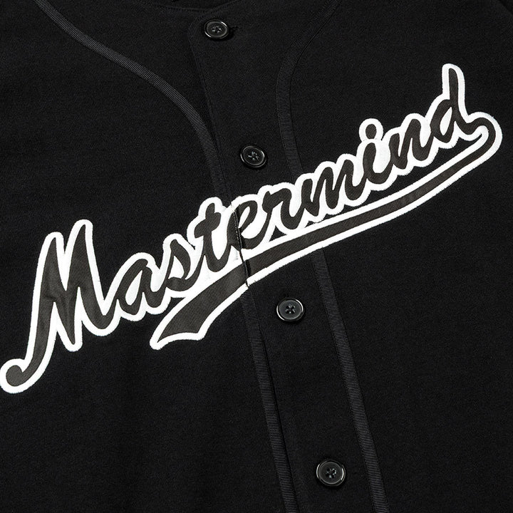 mastermind JAPAN×NEW ERA】HW CT BB SHIRT MMJSCRIPT BLK WHT MJ26C16