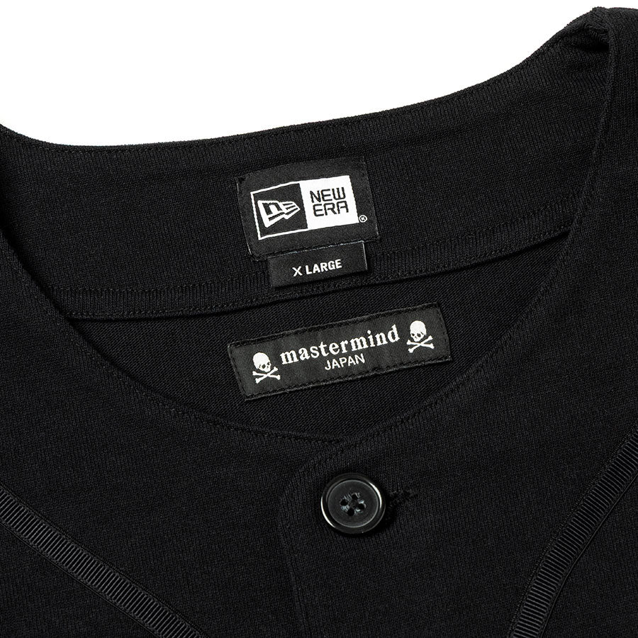mastermind JAPAN×NEW ERA】HW CT BB SHIRT MMJSCRIPT BLK WHT MJ26C16