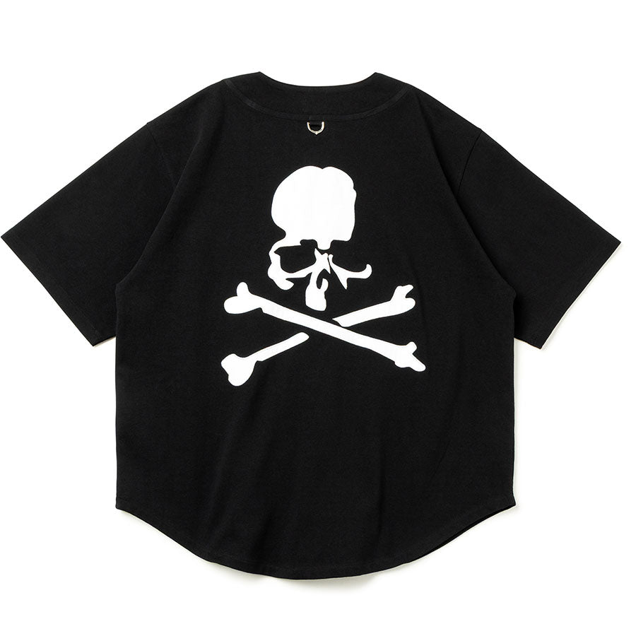 mastermind JAPAN×NEW ERA】HW CT BB SHIRT MMJSCRIPT BLK WHT MJ26C16