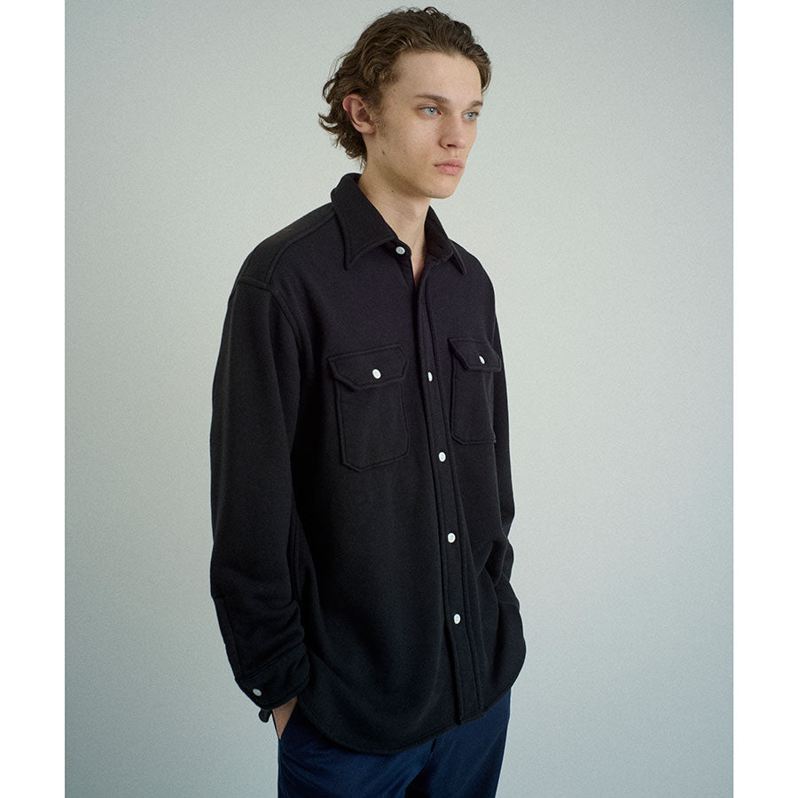 【FOUNDOUR/ファウンダ】<br>SWEAT WORK SHIRT <br>015FD252011