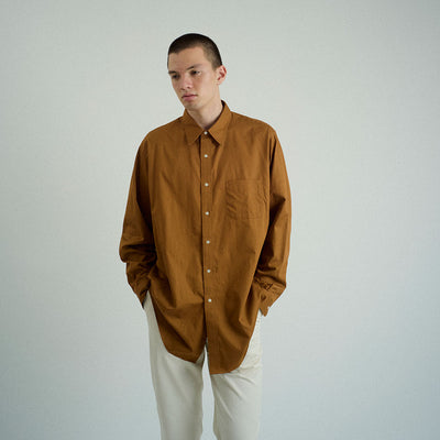 【FOUNDOUR/ファウンダ】<br>REGULAR COLLAR SHIRT <br>015FD252001