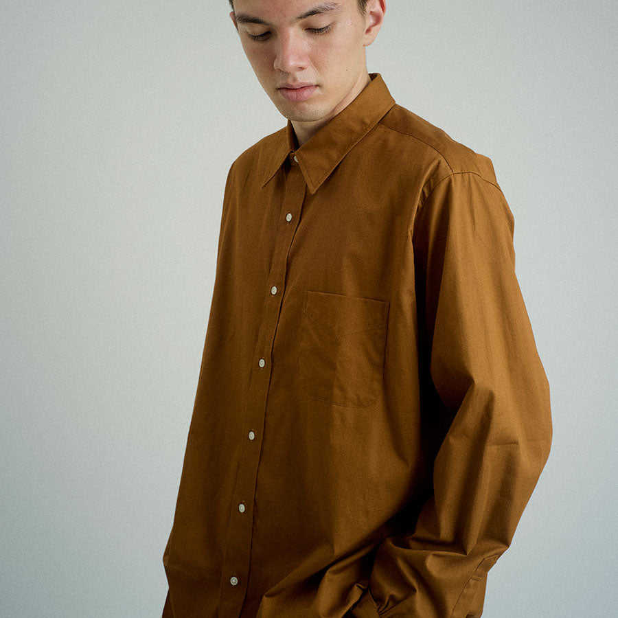 【FOUNDOUR/ファウンダ】<br>REGULAR COLLAR SHIRT <br>015FD252001