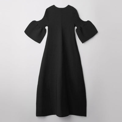 【CFCL/シーエフシーエル】<br>POTTERY SHORT BELL SLEEVE FLARE DRESS <br>CF006KH007